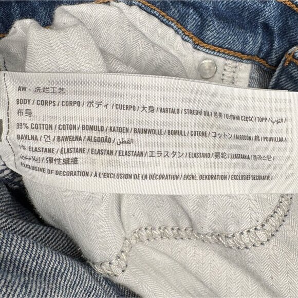 Abercrombie & Fitch Women's The 90's Straight Ultra High Rise Jeans 27 Med Wash - Picture 9 of 13